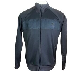 Ben Sherman Track Jacket Full Zip Black Polyester Mens Size XXL MU2033M
